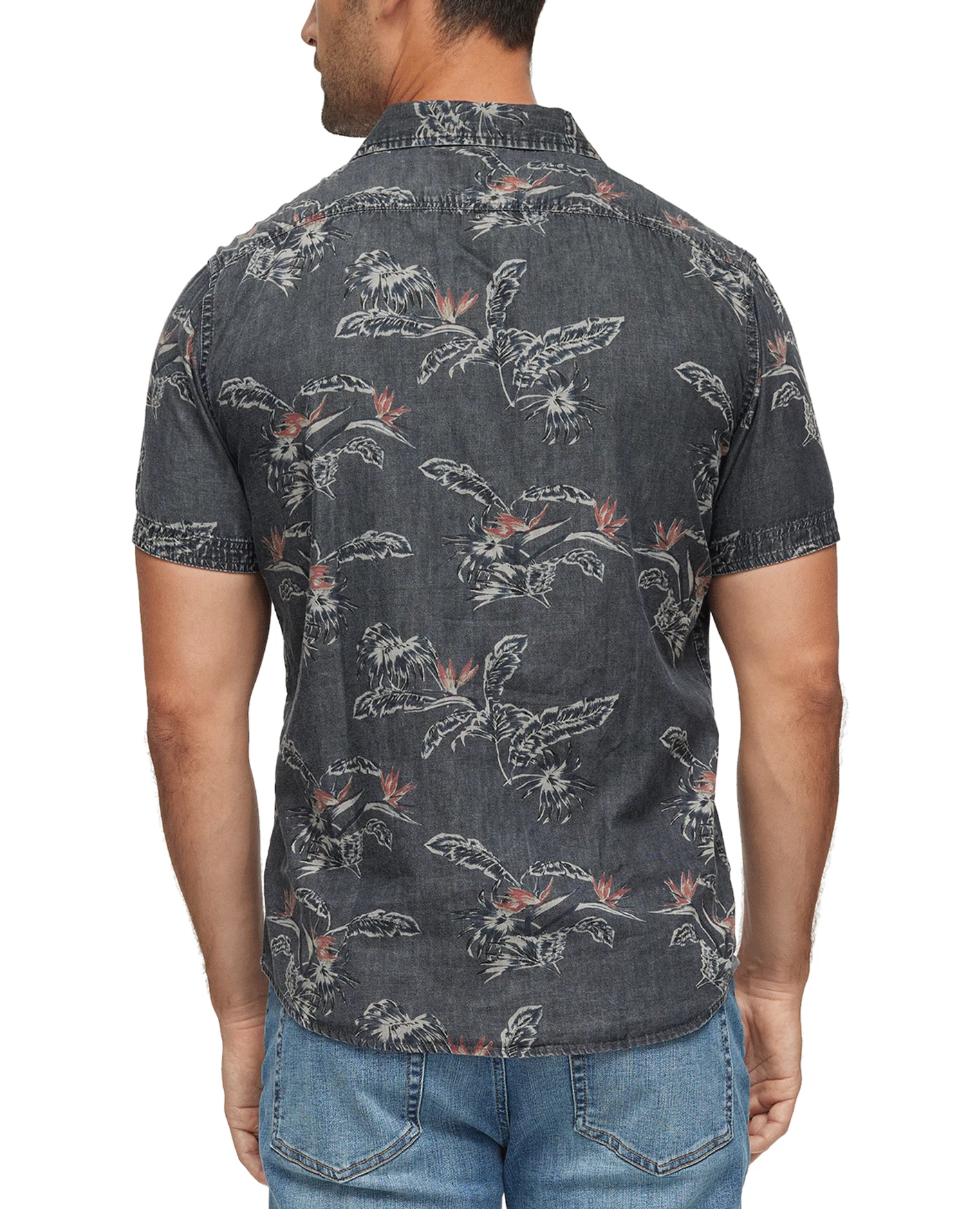 PINECREST PALM PRINT SHIRT (FINAL SALE) 6 PINECREST PALM PRINT SHIRT (FINAL SALE) - Image 4