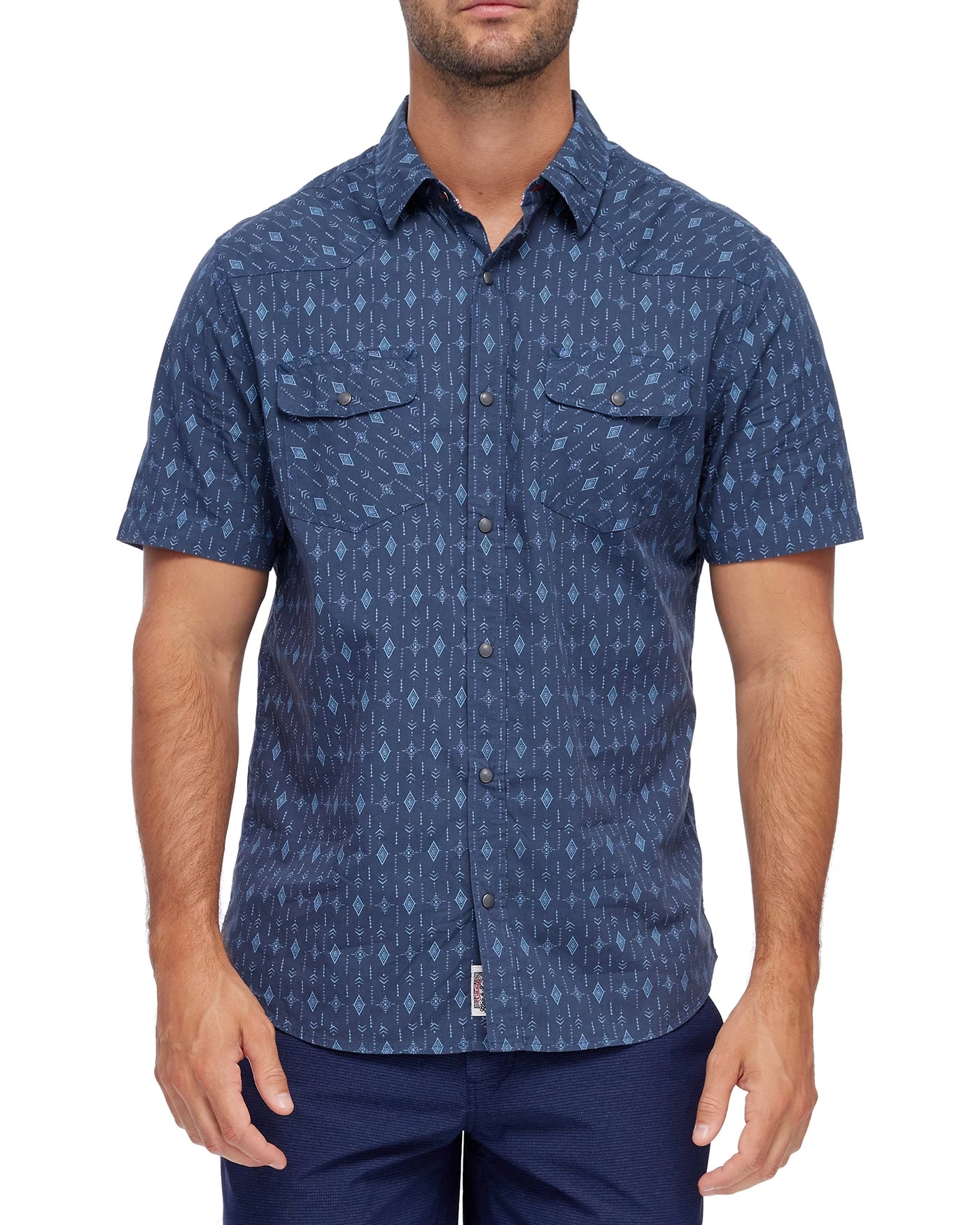 SCOTTSDALE SOUTHWESTERN GEO PRINT SHIRT (FINAL SALE) 3 SCOTTSDALE SOUTHWESTERN GEO PRINT SHIRT (FINAL SALE)
