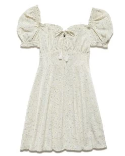 CORINNA FLORAL OFF-THE-SHOULDER PUFF SLEEVE MINI DRESS 12 CORINNA FLORAL OFF-THE-SHOULDER PUFF SLEEVE MINI DRESS -Style Vibe Shop SP23DR5025W CORINNA OFF SHOULDER PUFF SLEEVE FLORAL MINI DRESS WHITE BLUE YELLOW 006