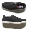 PEMBROKE CANVAS SNEAKER -Style Vibe Shop SP23FW039 PEMBROKE CANVAS SHOE BLACK 004