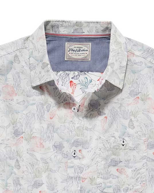 MIRAMAR UNDERWATER PRINT SHIRT (FINAL SALE) 5 MIRAMAR UNDERWATER PRINT SHIRT (FINAL SALE) - Image 3