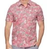 RUTLAND HAWAIIAN PRINT SHIRT (FINAL SALE) -Style Vibe Shop SP23WS1280 RUTLAND SS HAWAIIAN PRINT SHIRT RED MULTI 006