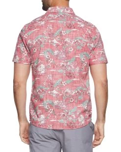 RUTLAND HAWAIIAN PRINT SHIRT (FINAL SALE) 12 RUTLAND HAWAIIAN PRINT SHIRT (FINAL SALE) -Style Vibe Shop SP23WS1280 RUTLAND SS HAWAIIAN PRINT SHIRT RED MULTI 009