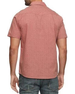 BELTON VINTAGE WASHED SOUTHWEST PRINT WESTERN SHIRT (FINAL SALE) -Style Vibe Shop SP23WS1311 WASHED RED 014