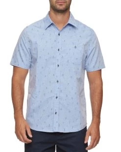 PRATTVILLE PALM PRINT SHIRT (FINAL SALE)