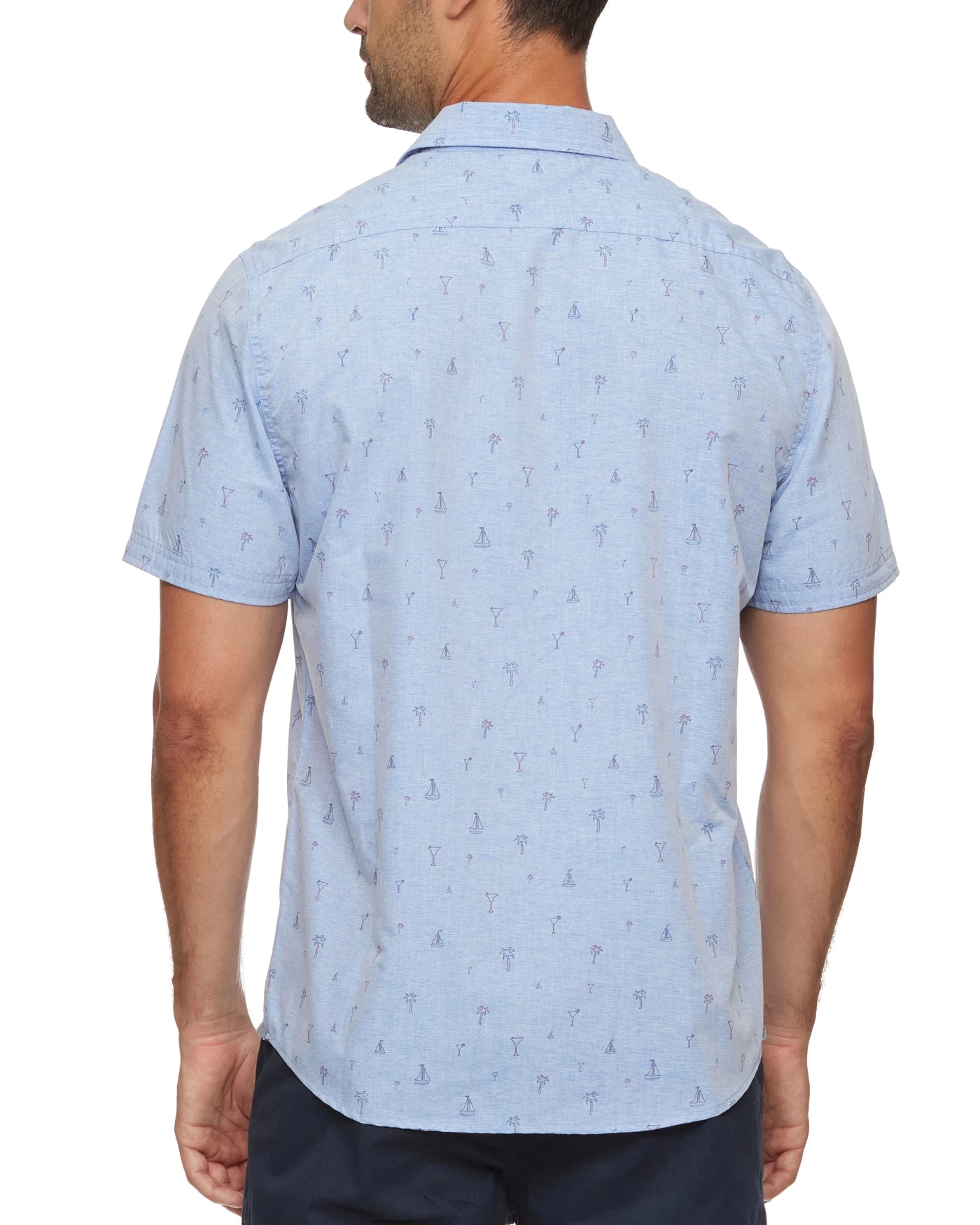 PRATTVILLE PALM PRINT SHIRT (FINAL SALE) 5 PRATTVILLE PALM PRINT SHIRT (FINAL SALE) - Image 3