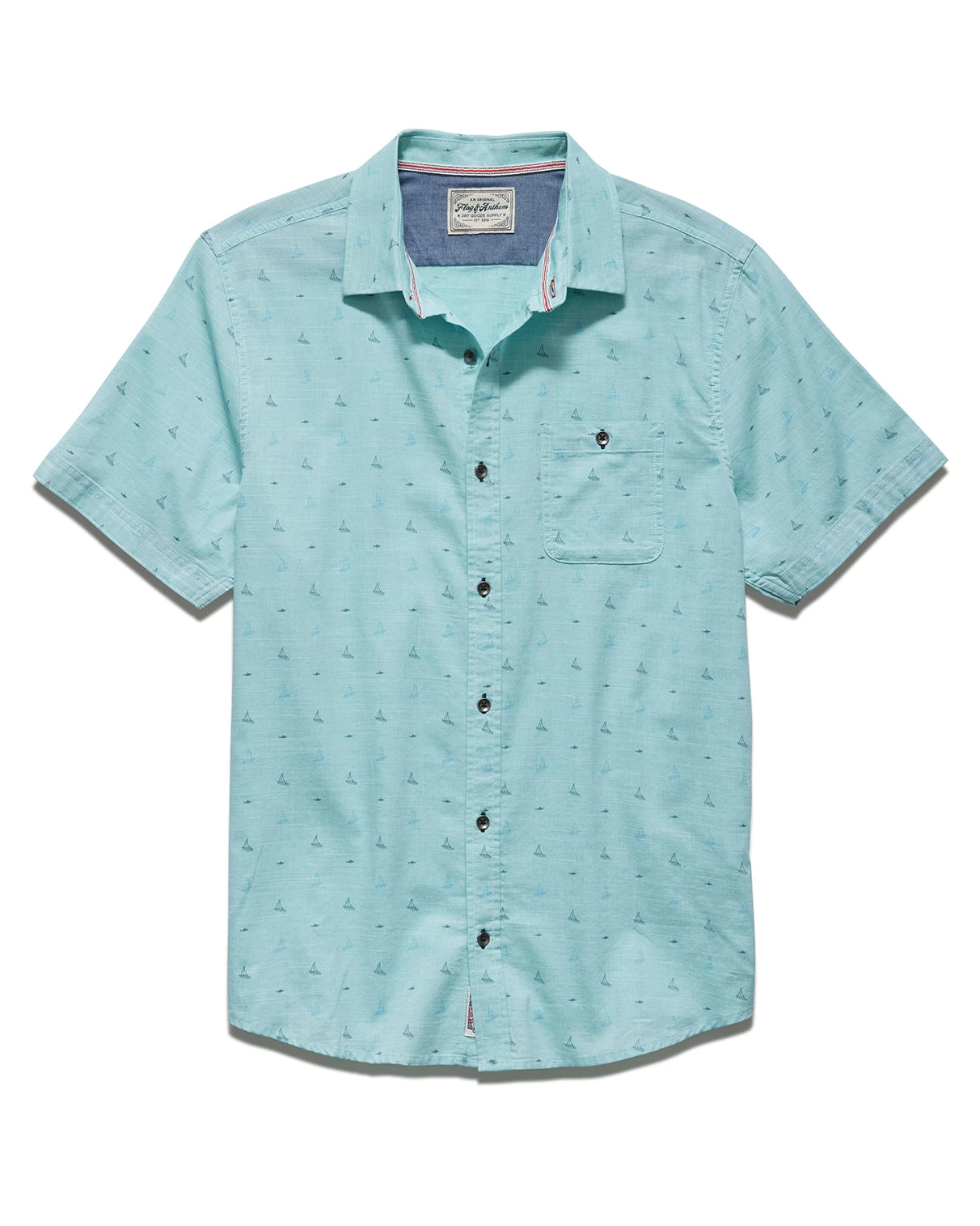 MURDOCK SAILBOAT PRINT SHIRT (FINAL SALE) 4 MURDOCK SAILBOAT PRINT SHIRT (FINAL SALE) - Image 2