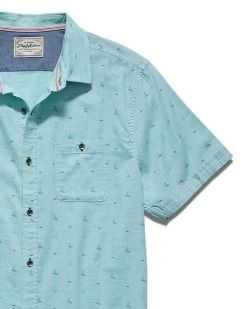 MURDOCK SAILBOAT PRINT SHIRT (FINAL SALE) 8 MURDOCK SAILBOAT PRINT SHIRT (FINAL SALE) -Style Vibe Shop SP23WS1314 MIINT 002 4cc6875c 2953 47b7 ad41 e2222ca7b5c8