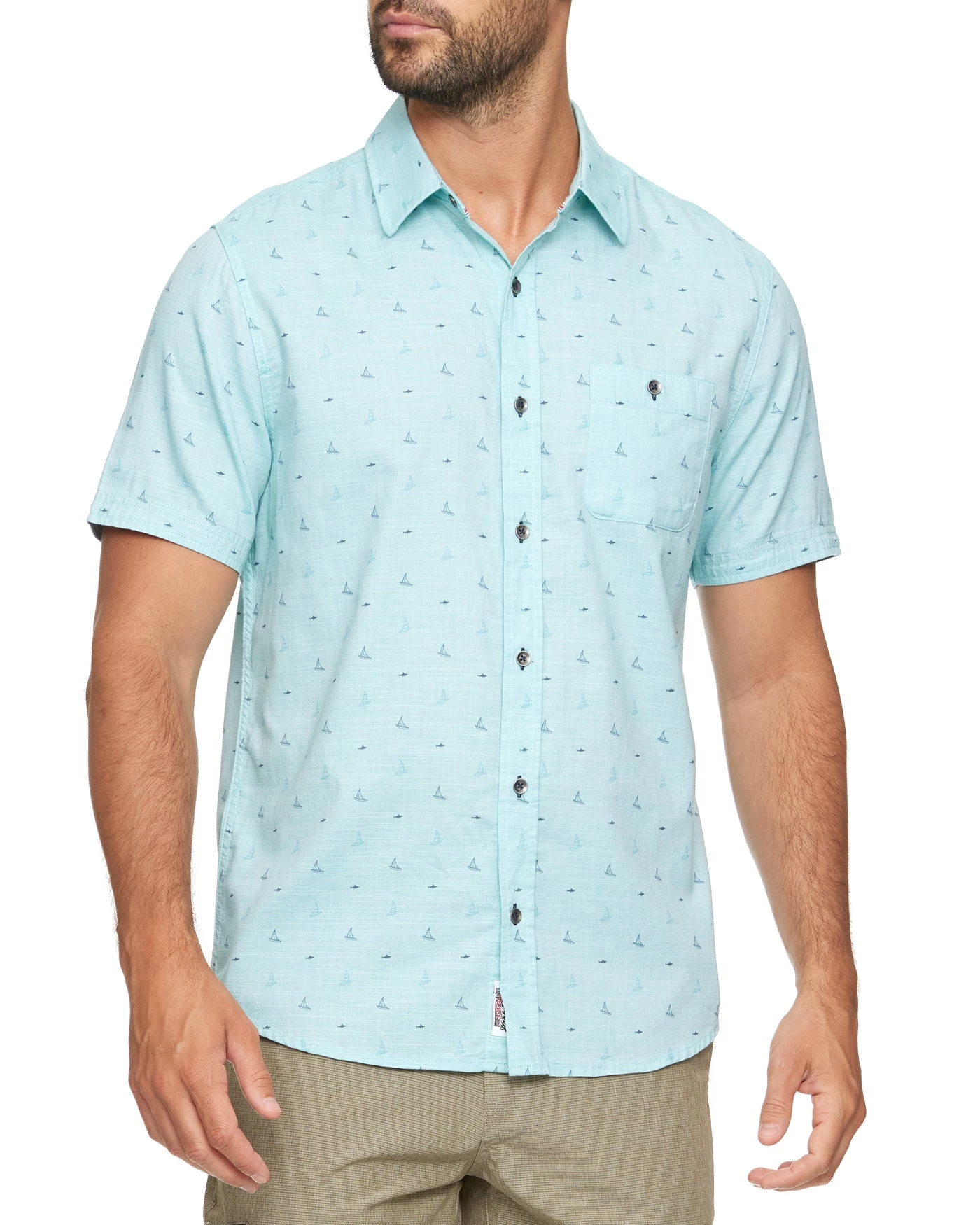 MURDOCK SAILBOAT PRINT SHIRT (FINAL SALE) 3 MURDOCK SAILBOAT PRINT SHIRT (FINAL SALE)