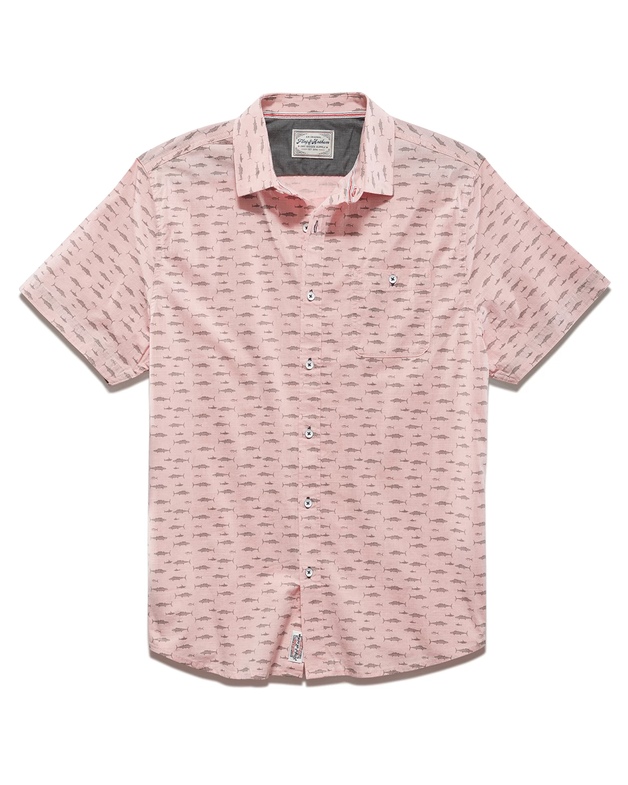 PHILLIPSBURG FISH PRINT STRETCH SHIRT (FINAL SALE) 4 PHILLIPSBURG FISH PRINT STRETCH SHIRT (FINAL SALE) - Image 2