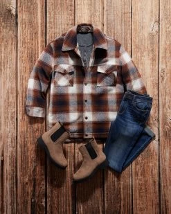 HASTINGS SHERPA-LINED SHIRT JACKET 14 HASTINGS SHERPA-LINED SHIRT JACKET -Style Vibe Shop WOMENS OUTFIT 4 008