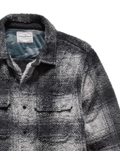 ATOKA SHAGGY SHERPA SHIRT JACKET 10 ATOKA SHAGGY SHERPA SHIRT JACKET -Style Vibe Shop atokashaggygrey1