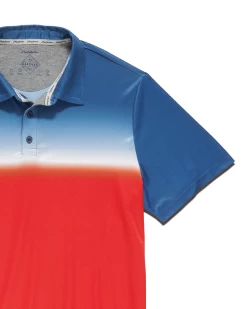 BANDON OMBRE PERFORMANCE POLO -Style Vibe Shop bandonred1