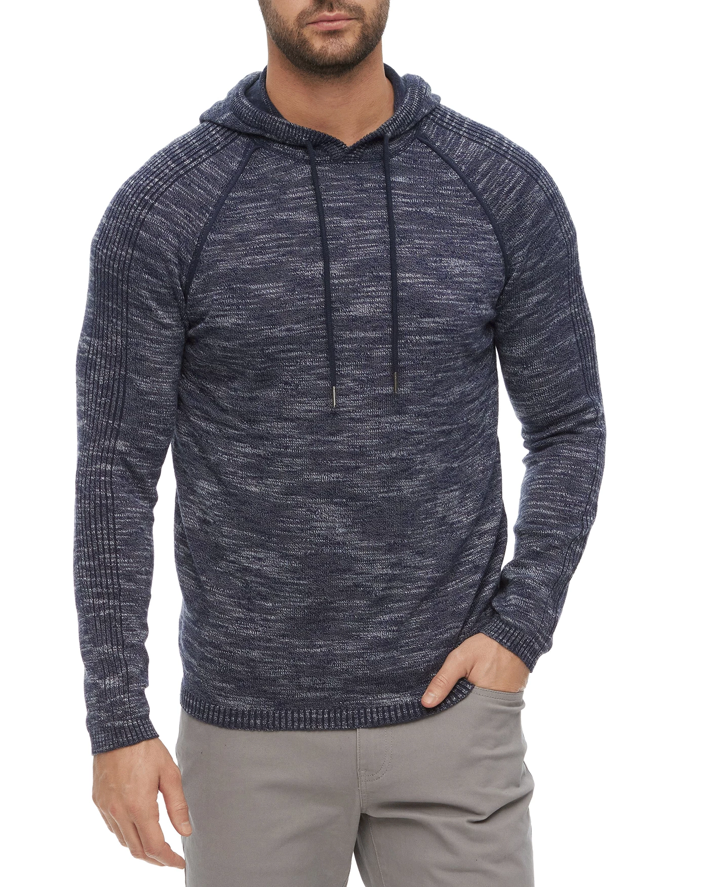 JENKINS RAGLAN-SLEEVE PULLOVER SWEATER HOODIE 3 JENKINS RAGLAN-SLEEVE PULLOVER SWEATER HOODIE