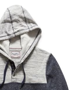 BERWYN FLEECE HOODED HENLEY -Style Vibe Shop berwynfleecehoodedhenley1