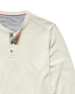 ELKO BRUSHED THERMAL HENLEY -Style Vibe Shop elkobrushedthermalwhite1