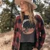 SOUTHWEST MOON CROPPED GRAPHIC TEE