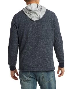 BERWYN FLEECE HOODED HENLEY -Style Vibe Shop hoodies berwyn henley hoodie 2