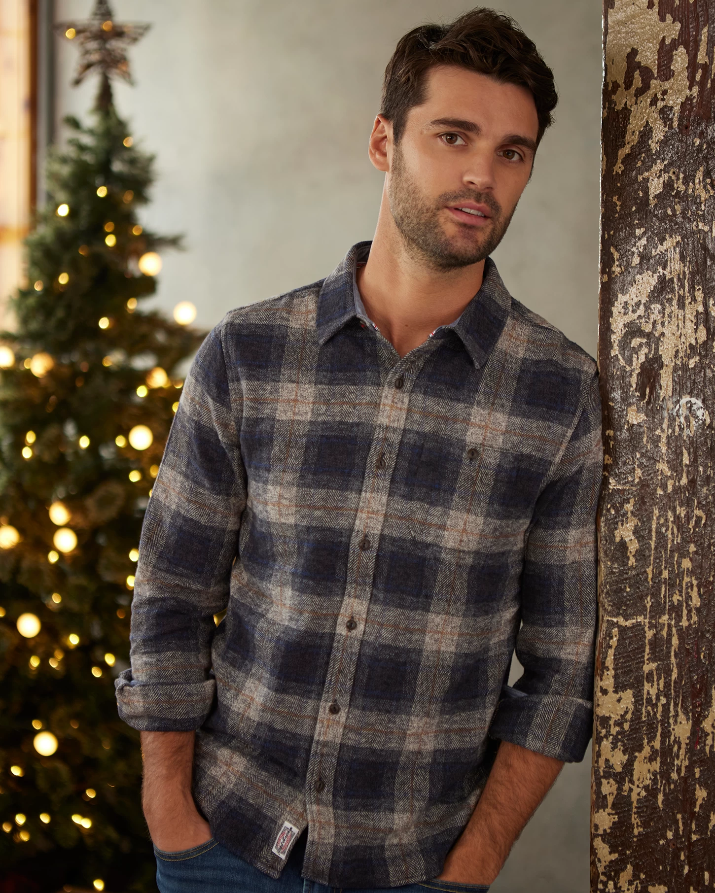 LINDEN HERRINGBONE FLANNEL SHIRT 4 LINDEN HERRINGBONE FLANNEL SHIRT - Image 2