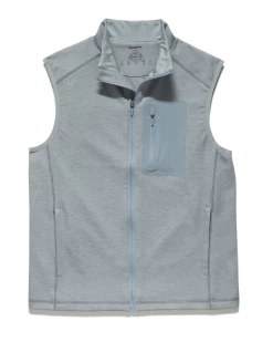 MADEFLEX MOVEMENT KNIT VEST -Style Vibe Shop m sp22ow016 ifthaca fleece vest light grey heather 006