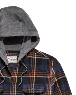 SUMMIT HOODED SHIRT JACKET -Style Vibe Shop summithoodedshirtjacket alsobigandtall 1