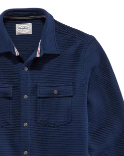 WALDORF SHIRT JACKET -Style Vibe Shop waldorfshirtjacketnavy1